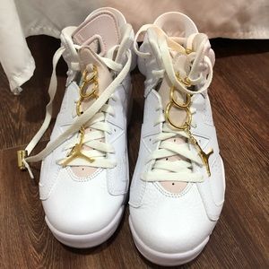 Jordan 6 retro gold hoops